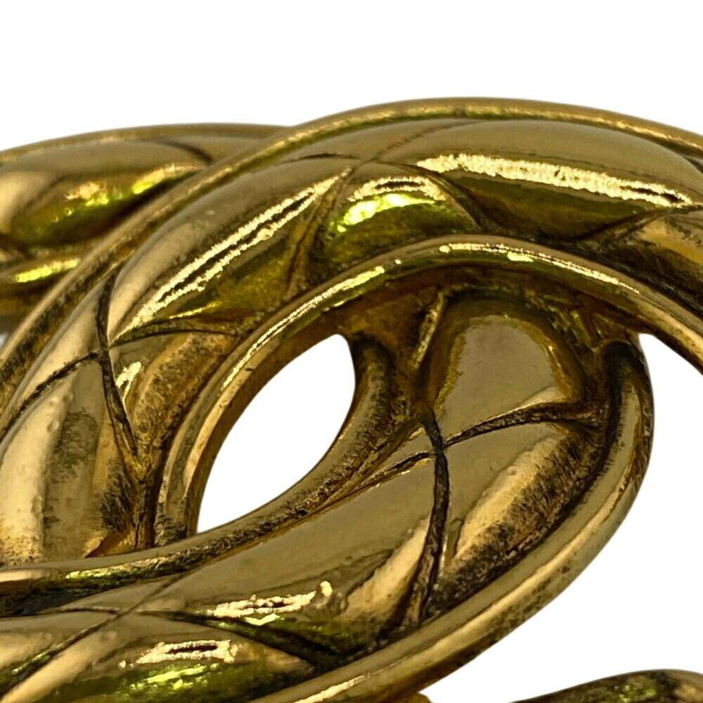 CHANEL Authentic Gold Logo Brooch - Picture 9 of 9
